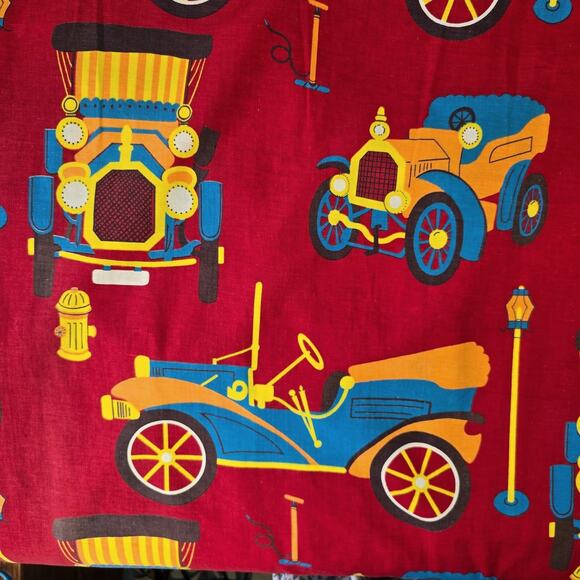 4 Vintage 70s Old Time Automobile Custom Pinch Pleat Curtain Panels Drapes 43x65 - Picture 6 of 16